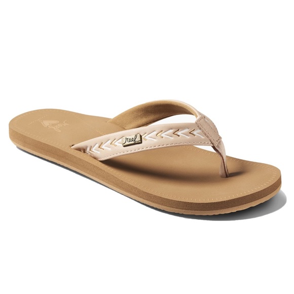 Reef Beachbreak Women's Summer Thong Flip Flop Beach Sandal NIB Sand/Beige - Picture 1 of 4
